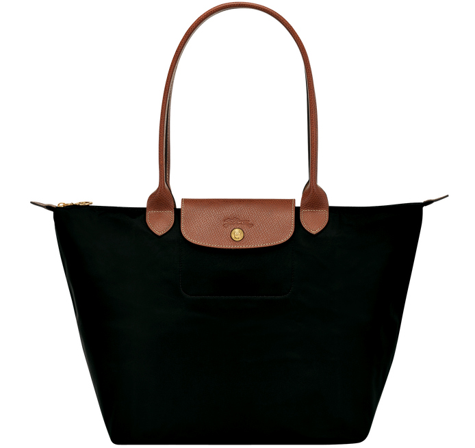 Nylon tote bag hot sale with zipper